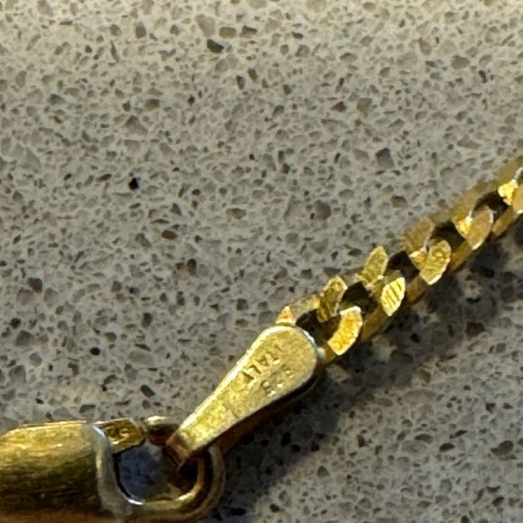 ⚜️ Gold plated Silver with rhinestones Crown necklace - Vintage Queen - Picture 12 of 14